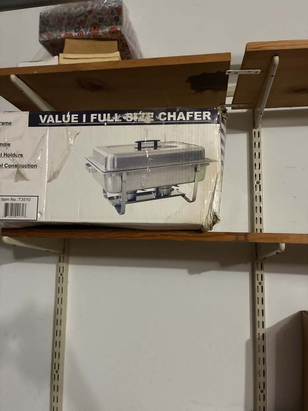 Polar Ware Value I Full Size Chafer T3510 Stainless Steel Food Warmer